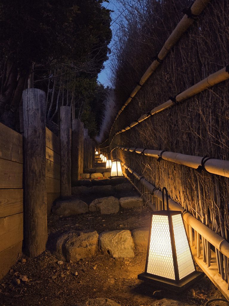 鎌倉 庭園の照明デザイン